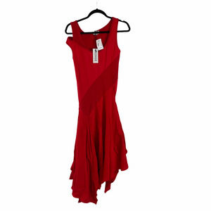 MONSE Asymmetrical Mixed Media Dress - Size 4